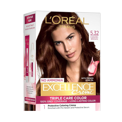 Loreal Paris Hair Color Caramel Brown Highlights